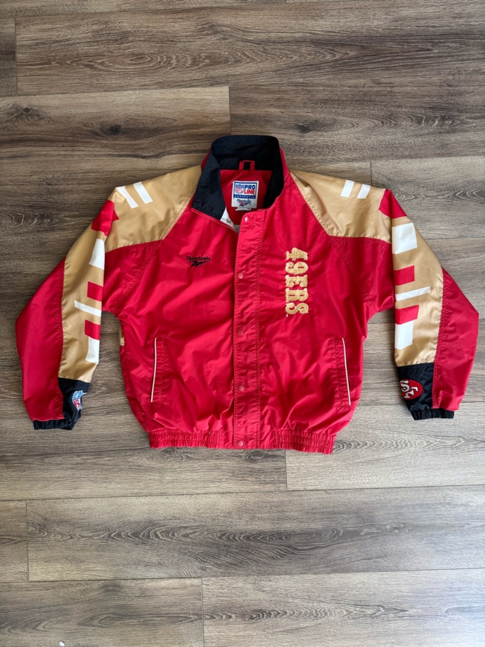 Vintage NFL Reebok Pro Line San Francisco 49ers Windbreaker Jacket